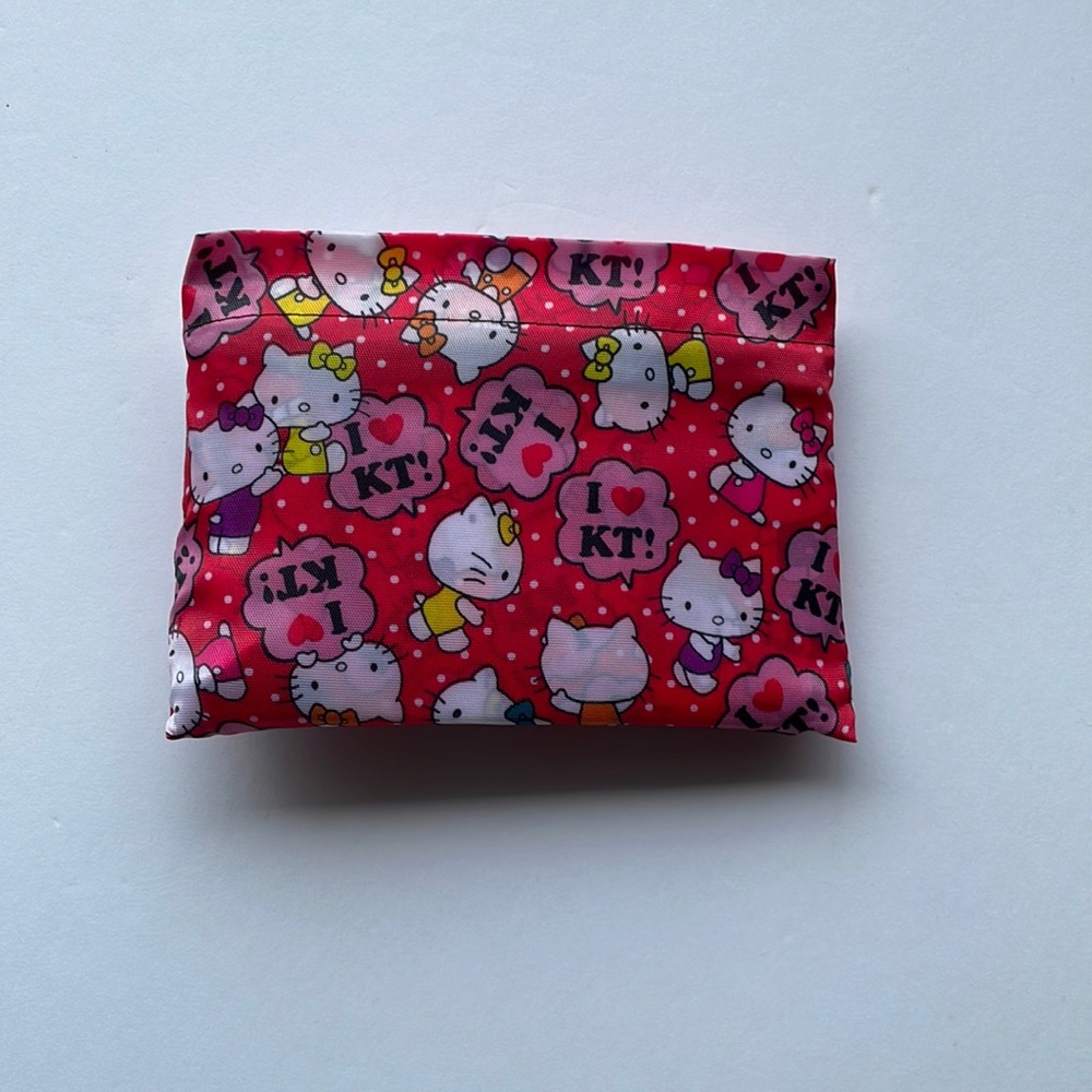 🆕 HELLO KITTY Foldable Reusable Eco Nylon Tote Bag